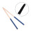 2Paires Baguettes Percussion Bois Érable Bleu Adaptées Styles 8