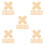 250Pcs Felt Cup Divider Pads Reusable Protective Mats for Kitchen Cups 8