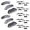 24Sets Lightweight Grey Fake Beard Mustache and Eyebrow Decoration Set 2