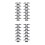 24Sets Lightweight Grey Fake Beard Mustache and Eyebrow Decoration Set 6