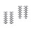 24Sets Lightweight Grey Fake Beard Mustache and Eyebrow Decoration Set 7