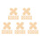 250Pcs Felt Cup Divider Pads Reusable Protective Mats for Kitchen Cups 9
