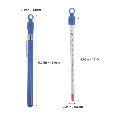 Easy Read Glass Wine Thermometer Accurate Temperature 1