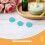 500Pcs High Absorbency Blue Cotton Pads for Perfume Necklace 9