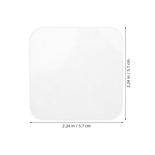 150Pcs Clear Double Sided Adhesive Tape Easy Peel Traceless for Office 1