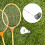 1Pièces Ramasse- Badminton Filet Résine Ajustable Noir 9