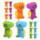 144Pcs Mini Dinosaur Animal Erasers Bulk Soft Cute Erasers for Kids 2