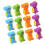 144Pcs Mini Dinosaur Animal Erasers Bulk Soft Cute Erasers for Kids 3