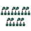 25Pcs Low Voltage Pwm Motor Speed Controller Switch for Dc Motor 8