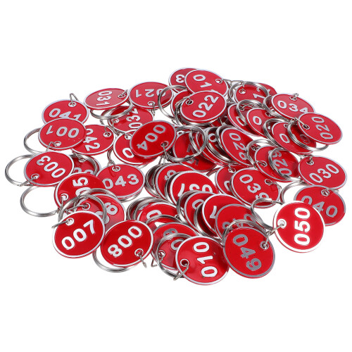 200Pièces Marqueurs Numérotés Métalliques Rouges Visible Facile 1