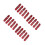 200Pièces Marqueurs Numérotés Métalliques Rouges Visible Facile 9