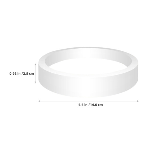 Reusable White Floating Feeding Ring with Sponge for Pond Fish 2