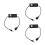 3Pcs Digital USB Timer Switch Aquarium LED Light Extension Cord Black 6