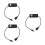 3Pcs Digital USB Timer Switch Aquarium LED Light Extension Cord Black 9