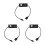 3Pcs Digital USB Timer Switch Aquarium LED Light Extension Cord Black 10