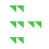 8Pcs Foosball Table Corner Bumpers Green Hips Durable Protectors 5
