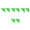 8Pcs Foosball Table Corner Bumpers Green Hips Durable Protectors 6