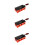 3Sets Red Non-Stick Cheese Melting Pan for Grilling Wood Handle 7