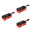 3Sets Red Non-Stick Cheese Melting Pan for Grilling Wood Handle 9