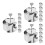 3Sets Heart Shaped Stainless Steel Cake Rings Nonstick Mousse Ring Set 4