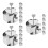 3Sets Heart Shaped Stainless Steel Cake Rings Nonstick Mousse Ring Set 5