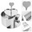 3Sets Heart Shaped Stainless Steel Cake Rings Nonstick Mousse Ring Set 11