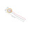 20Pcs High Precision Copper Buzzer Sheet with Wire Assorted Color DIY 3