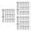 90Pcs Silver Hex Socket Cap Screws M5x15mm Chainsaw Repair Replacement 6