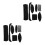 2Sets Bike Padding Replacement Black Sponge Cushion for Comfort 8