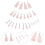 24Pcs Multi Resin Practice Teeth Teaching Typodont Model 8