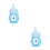 2Pcs Newborn Pet Feeding Bottles Sky-Blue Silicone with Visible Scale 6