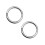 2Pcs Silver Livestock Nose Ring Durable Stainless Steel Traction 4