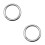2Pcs Silver Livestock Nose Ring Durable Stainless Steel Traction 5