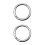 2Pcs Silver Livestock Nose Ring Durable Stainless Steel Traction 8