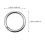 2Pcs Silver Livestock Nose Ring Durable Stainless Steel Traction 10