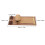 1Ensemble Porte- Notes Mural Bois Métal Cuir Avec Stylo Marron 3