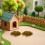 1Set DIY Sponge Flocking Powder with Static Grass for Model Scenery 7
