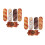 10Pcs Brown Bread Pillow Soft PP Cotton Plush for Cozy Home Sofa Decor 3