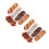 10Pcs Brown Bread Pillow Soft PP Cotton Plush for Cozy Home Sofa Decor 4