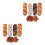10Pcs Brown Bread Pillow Soft PP Cotton Plush for Cozy Home Sofa Decor 7
