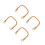 4Pcs Replaceable Brown Rattan Handles for Teapots Decorative Heatproof 5