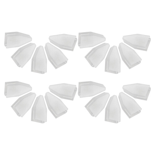80Pcs Reusable Transparent Plier Tip Protectors Jaw Guards Set 2