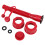 5Sets Can Spout Replacement Kit Red Pe Compact Gas Nozzle Adapter 2