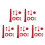 5Sets Can Spout Replacement Kit Red Pe Compact Gas Nozzle Adapter 7