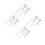 8Pcs Handheld Stainless Steel Ceramic Glaze Sprayer for Art Projects 6