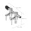Lightweight Grey Brake System Bleeding Tool 3-Way Hose Adapter 2