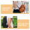 2Pcs Digital Watches Keychain Plastic Clips Multi Color Hanging Watch 6