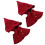 10Pcs Red Polyester Doll Cloak Costume Accessories for Cosplay Fun 2