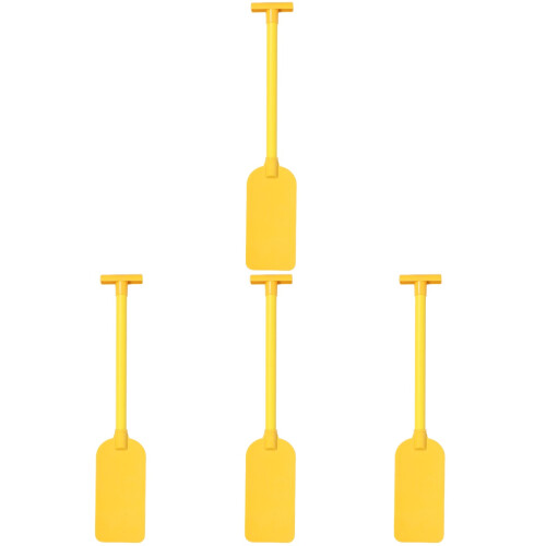 4St Multifunctionele Gele Plastic Peddel Voor Podium En Kinderpret 2