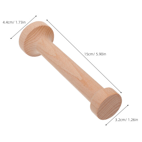 Dubbele Ei Tamper Voor Bakvorm En Deegvorm Beige 1